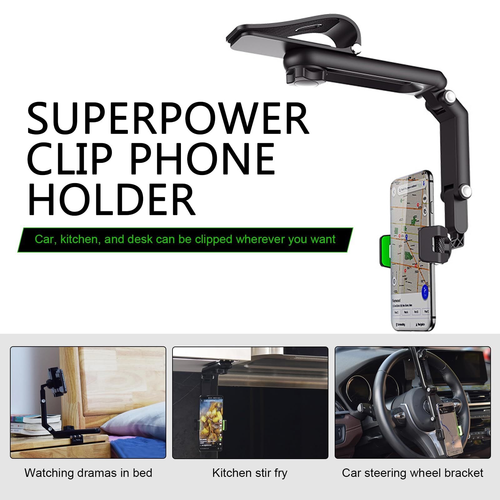 Coocoe PC Sun Visor Phone Holder